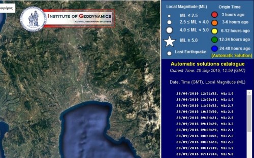 Ο σεισμός που τρόμαξε την Πελοπόννησο