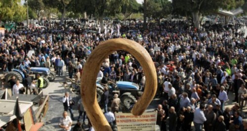 Αγρότες από Αργολίδα στο παναγροτικό - παλλαϊκό συλλαλητήριο στην Αθήνα