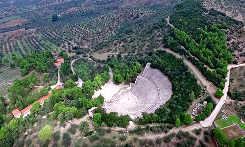 Η Αρχαία Επίδαυρος σε ένα υπέροχο θέαμα από ψηλά! (Βίντεο)