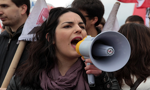 Συγκέντρωση διαμαρτυρίας από τους δασκάλους στο Ναύπλιο
