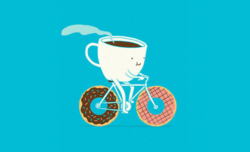 Το ποδήλατο και οι καφέδες