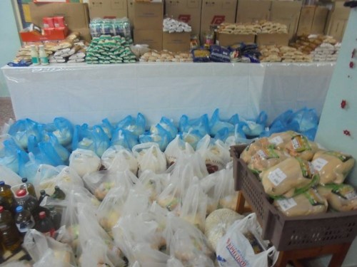 Τρόφιμα σε 80 άπορες οικογένειες από το Ναύπλιο
