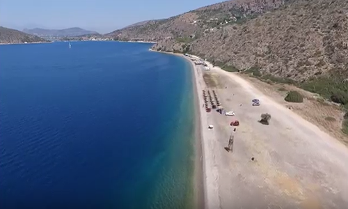 Η παραλία Κονδύλι προβάλλει τα κάλλη της από ψηλά (Βίντεο)