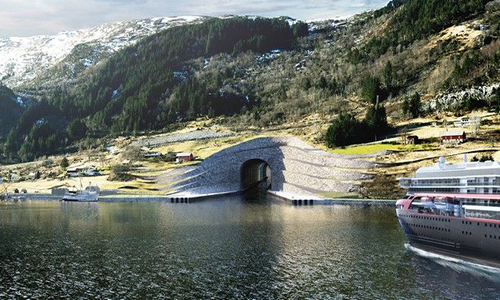 Σε άλλο επίπεδο οι Νορβηγοί, φτιάχνουν τούνελ για πλοία! (Vid)