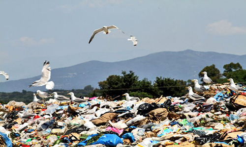 Μήνυμα για τα σκουπίδια της Πελοποννήσου