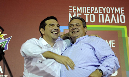 Κυβέρνηση ΣΥΡΙΖΑ + ΑΝΕΛ = ....