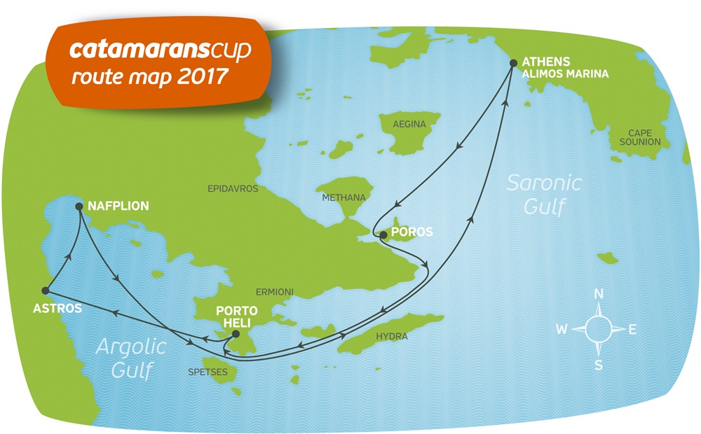 Τελετή λήξης του 8ου Catamarans Cup στο Ναύπλιο