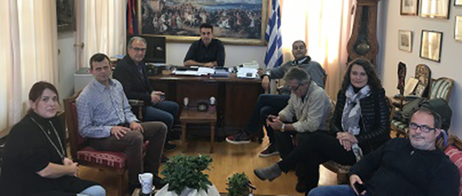 Συνάντηση γνωριμίας με τα νέα μέλη του Εμπορικού Συλλόγου είχε ο Δημήτρης Κωστούρος.