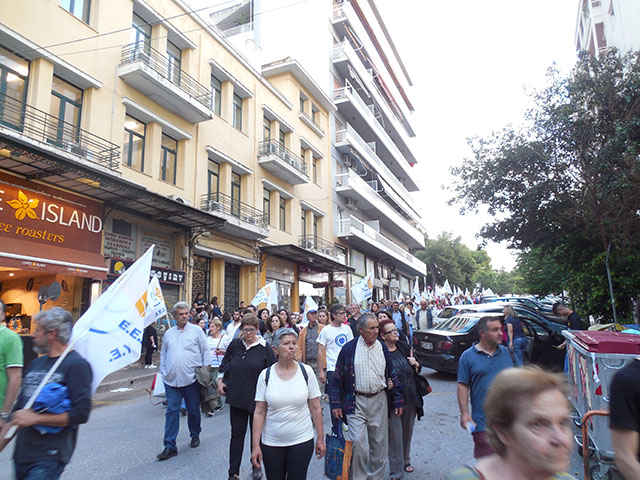 Παμπελοποννησιακό αντιιμπεριαλιστικό συλλαλητήριο στην Πάτρα με πρωτοβουλία της ΕΕΔΥΕ και των Επιτροπών Ειρήνης Πελοποννήσου Ζακύνθου Κεφαλλονιάς. 