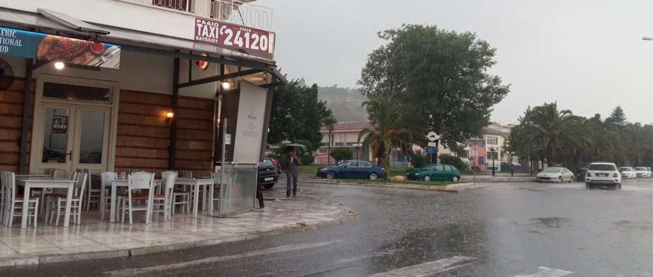 Βροχή Ιούνιο μήνα στο Ναύπλιο