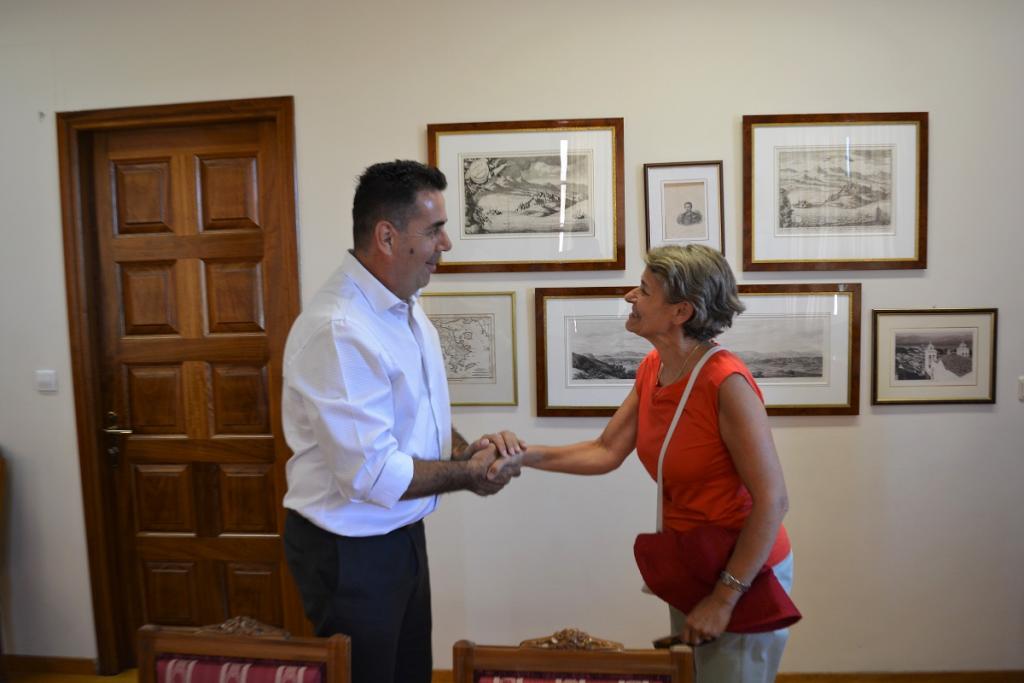 Τον Δήμαρχο Ναυπλιέων Δημήτρη Κωστούρο επισκέφθηκε η Γενική Διευθύντρια της UNESCO Irina Bokova