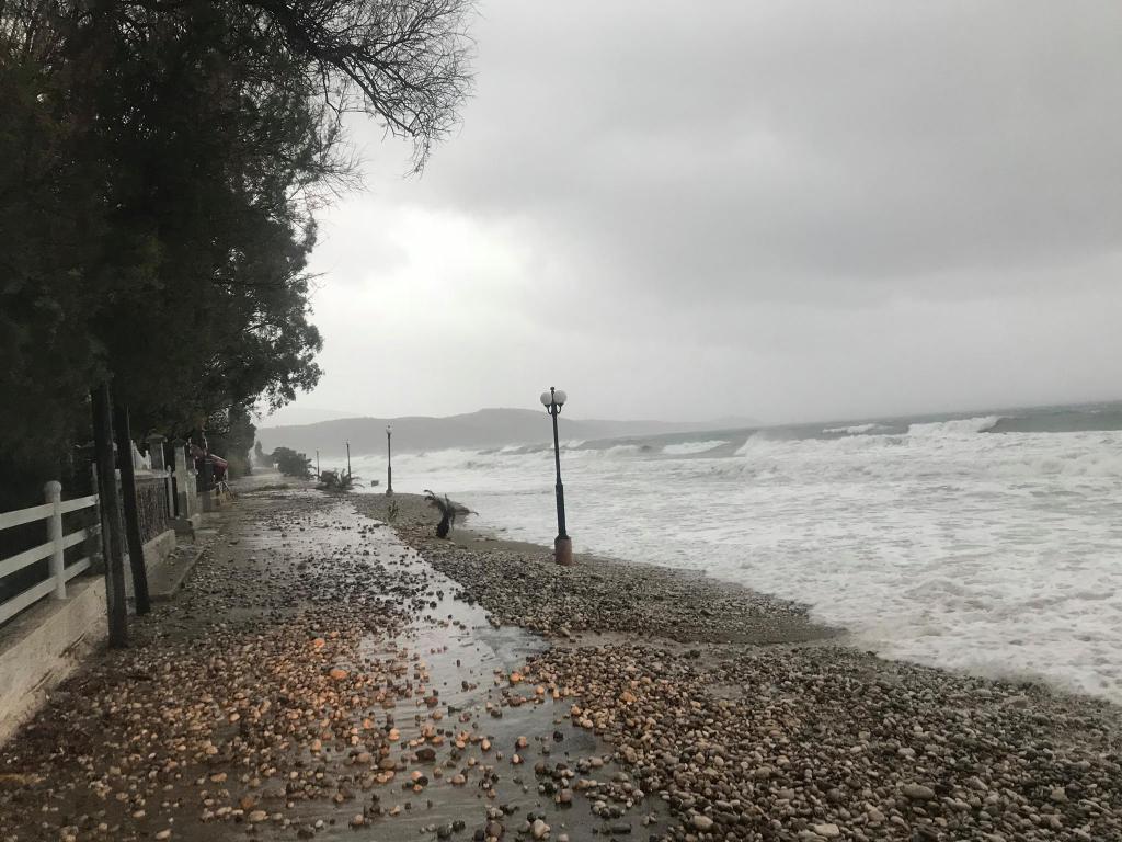 Προβλήματα από τον κυκλώνα στο Ναύπλιο