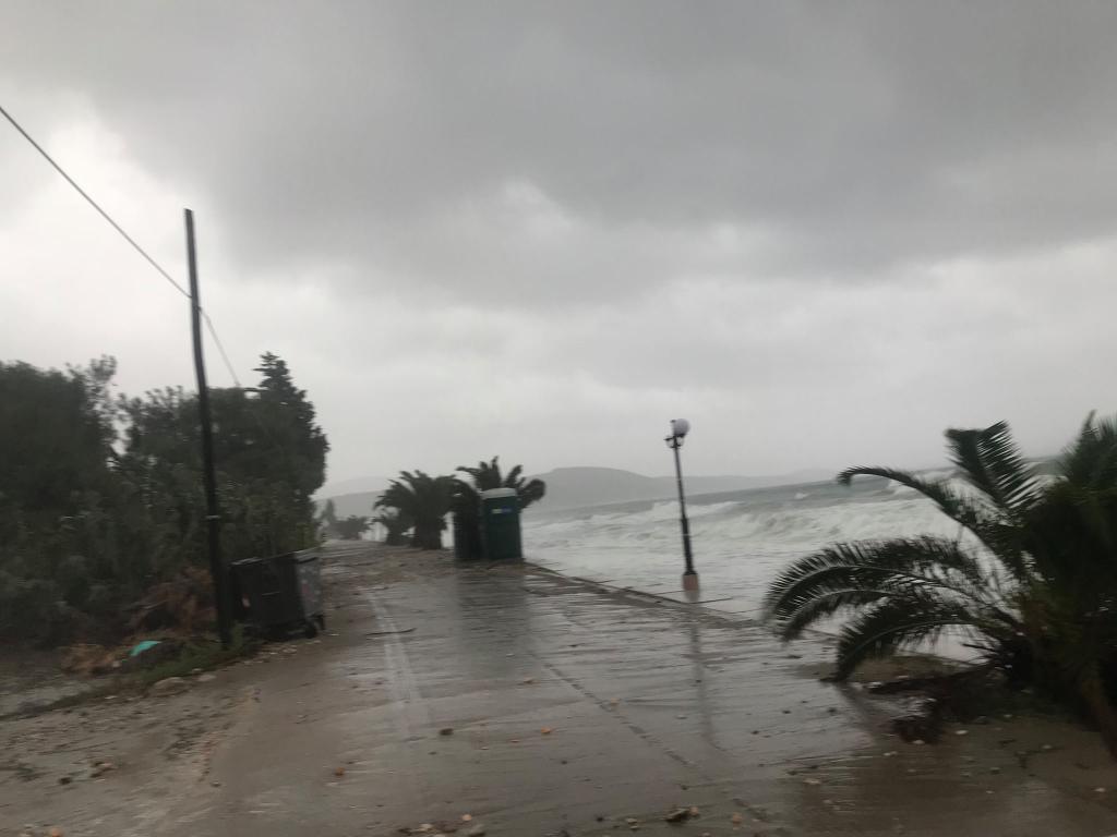 Προβλήματα από τον κυκλώνα στο Ναύπλιο
