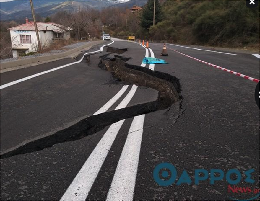 Κατολισθήσεις στον Ταυγετο