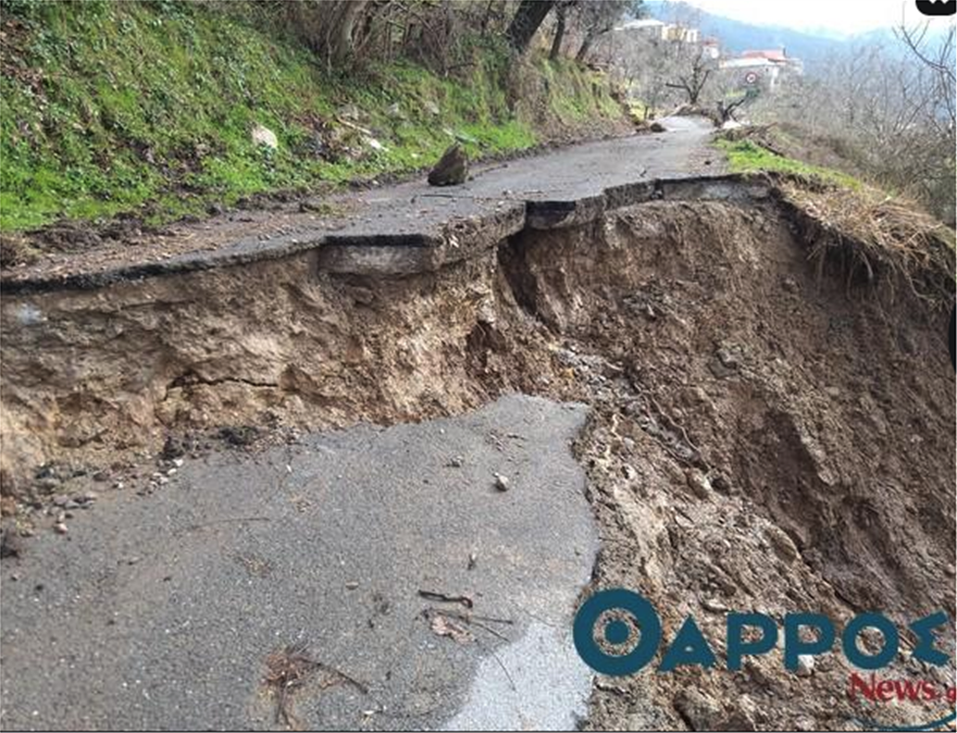 Κατολισθήσεις στον Ταυγετο