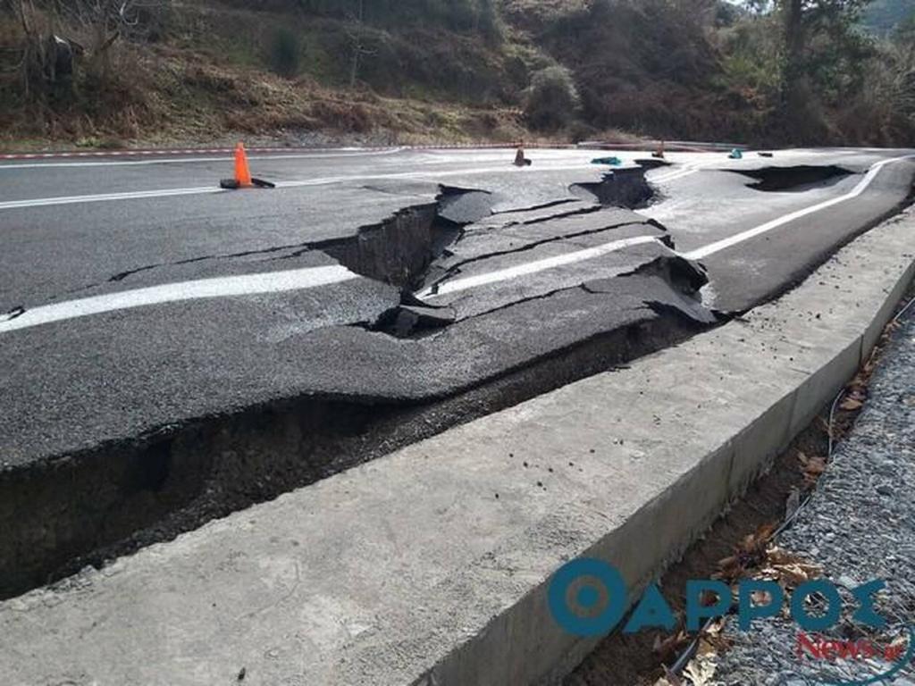 Κατολισθήσεις στον Ταυγετο