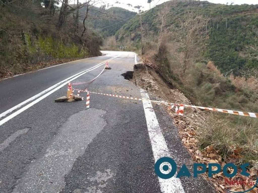 Κατολισθήσεις στον Ταυγετο