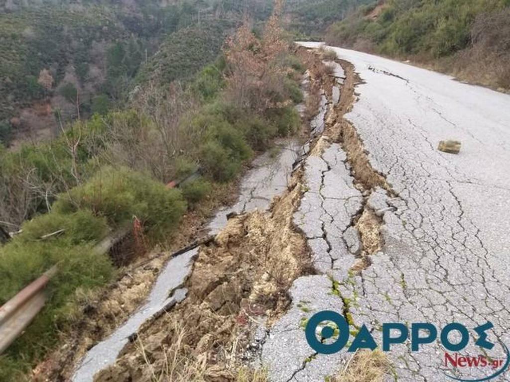 Κατολισθήσεις στον Ταυγετο