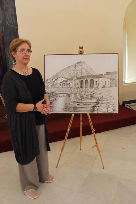 Η Κατερίνα Μπεκιάρη εκθέτει τις γκραβούρες της στο Βουλευτικό