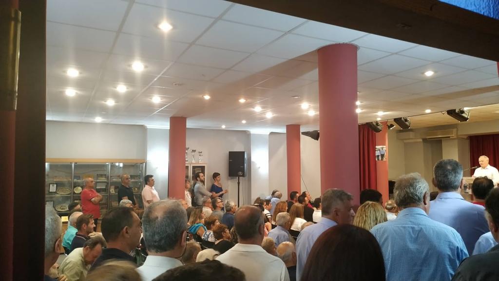 Προεκλογική ομιλία Ανδριανού στο Λυγουριό
