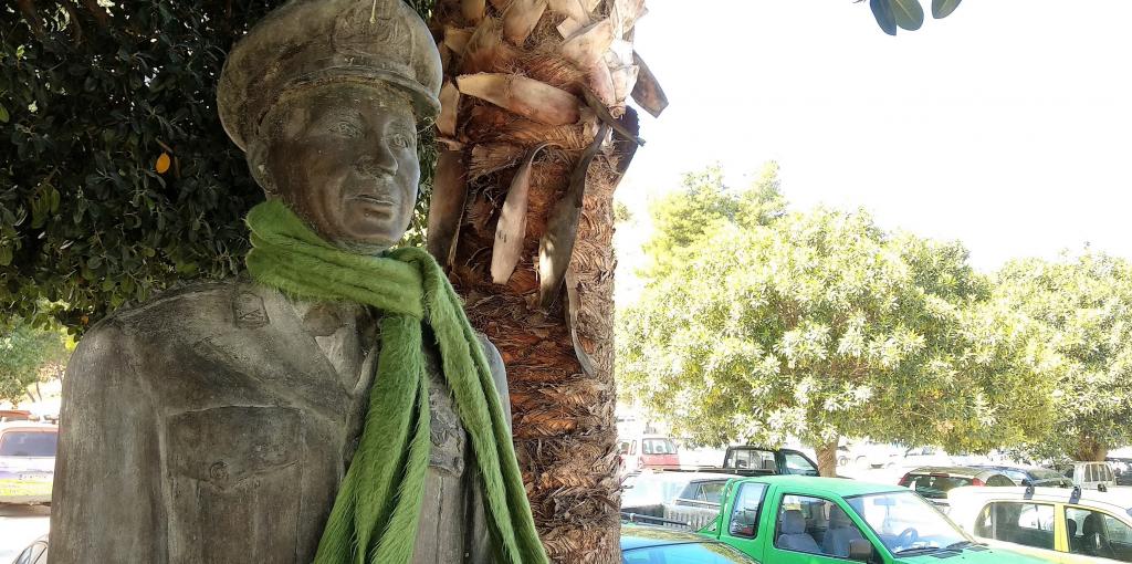 Βανδαλισμός μνημείου που θυμίζει την Κύπρο  στο Ναύπλιο, την ώρα που κορυφώνεται η ένταση με τους Τούρκους