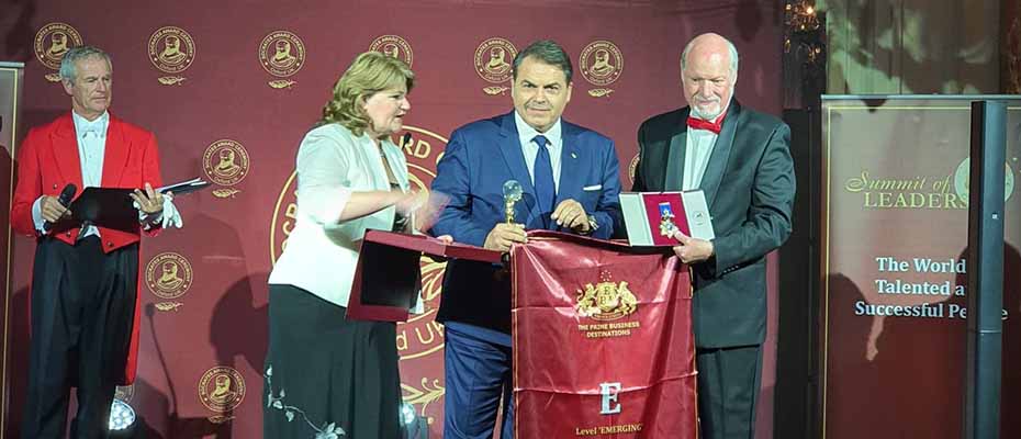 Ο Δήμαρχος  Δημήτρης Καμπόσος βραβεύεται σε παγκόσμιο επίπεδο-Εξωστρέφεια για τον Δήμο Άργους Μυκηνών