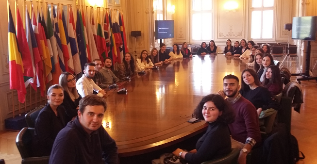Φοιτητές από την Πελοπόννησο στο γραφείο Ευρωπαϊκού Κοινοβουλίου της Αθήνας