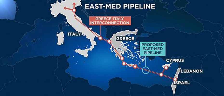 292 χιλιόμετρα του «EastMed» θα διασχίσουν την Πελοπόννησο