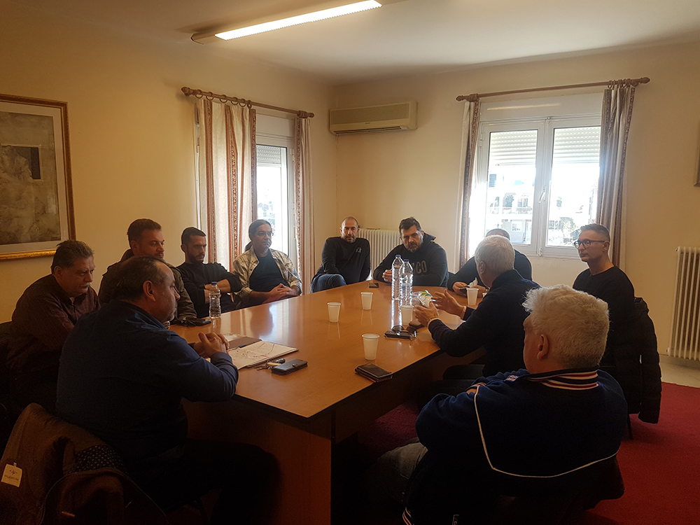 Συνάντηση του Αντιδημάρχου Ναυπλιέων Α. Λυκομήτρου με συλλόγους υγειονομικού και τουριστικού ενδιαφέροντος
