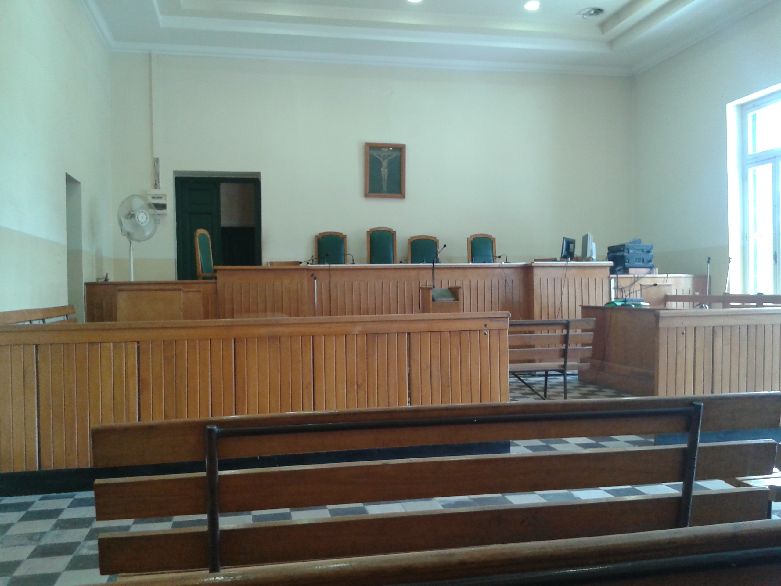 Δικαστήριο, Αίθουσα