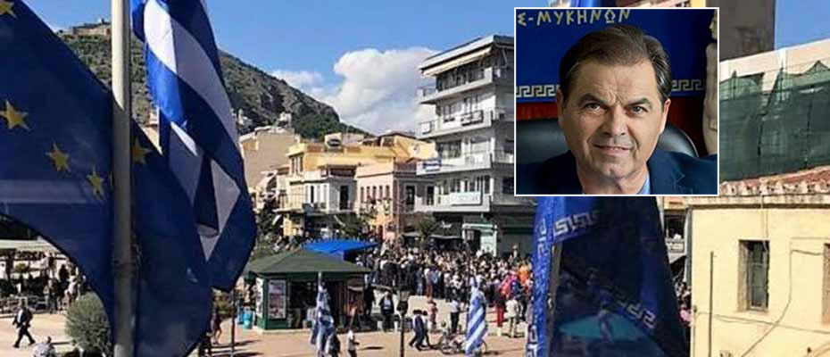 Δημήτρης Καμπόσος μηχανοκίνητη παρέλαση στο Άργος