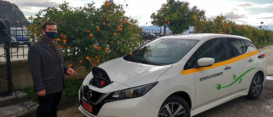 Αργολίδα Το πρώτο ηλεκτρικό αυτοκίνητο στην διάθεση της Περιφερειακής ενότητας Αργολίδας-Απόλυτη ικανοποίηση απο Νίκα και Μαλτέζο