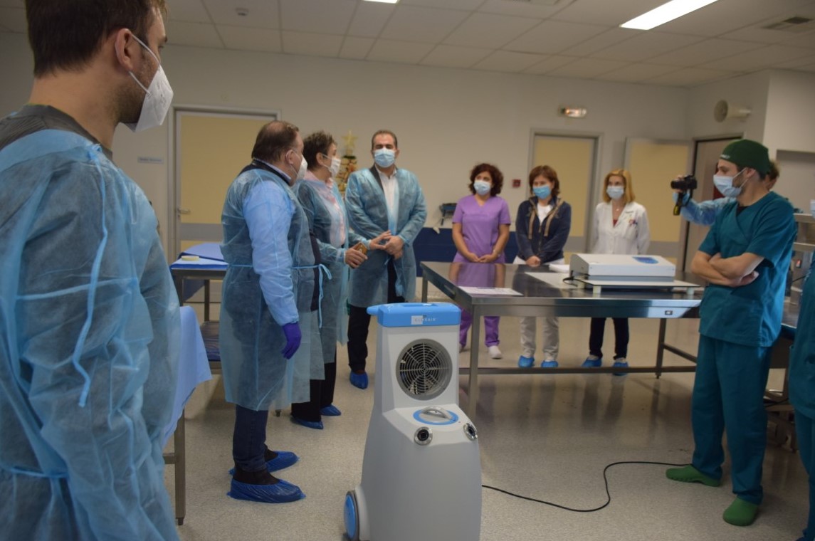 Δωρεά ρομποτικού συστήματος καθαριότητας στο Νοσοκομείο Καλαμάτας