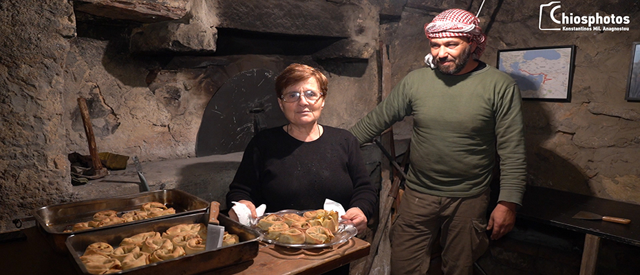 Η παραδοσιακή συνταγή των Χριστουγέννων στο ορεινό χωριό Πιτυός της Χίου.